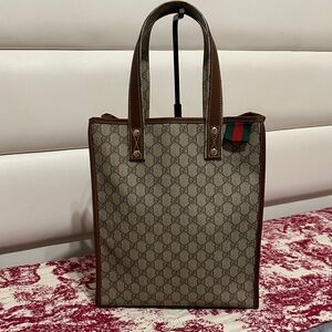 Gucci PVC Open Tote Bag